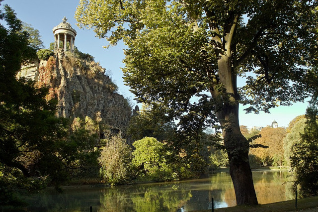 photos de mariage paris parc des Buttes Chaumont