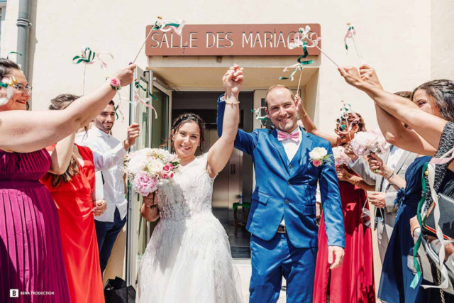 photo de famille le jour du mariage