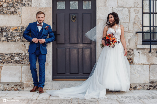 Séance photo de mariage domaine romantique