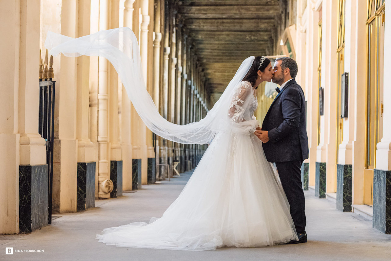Photographies du mariage juif à la Palmeraie (Paris 15ème) de Julie & Jonathan
