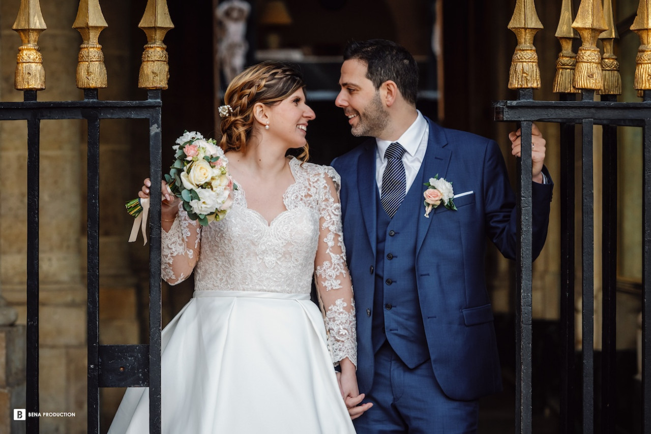 Le joyeux mariage juif de Cynthia et Dan à l'Intercontinental à Paris